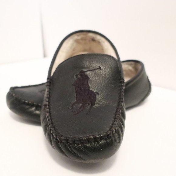 Polo Ralph Lauren Paulson Leather Slippers - Picture 1 of 14